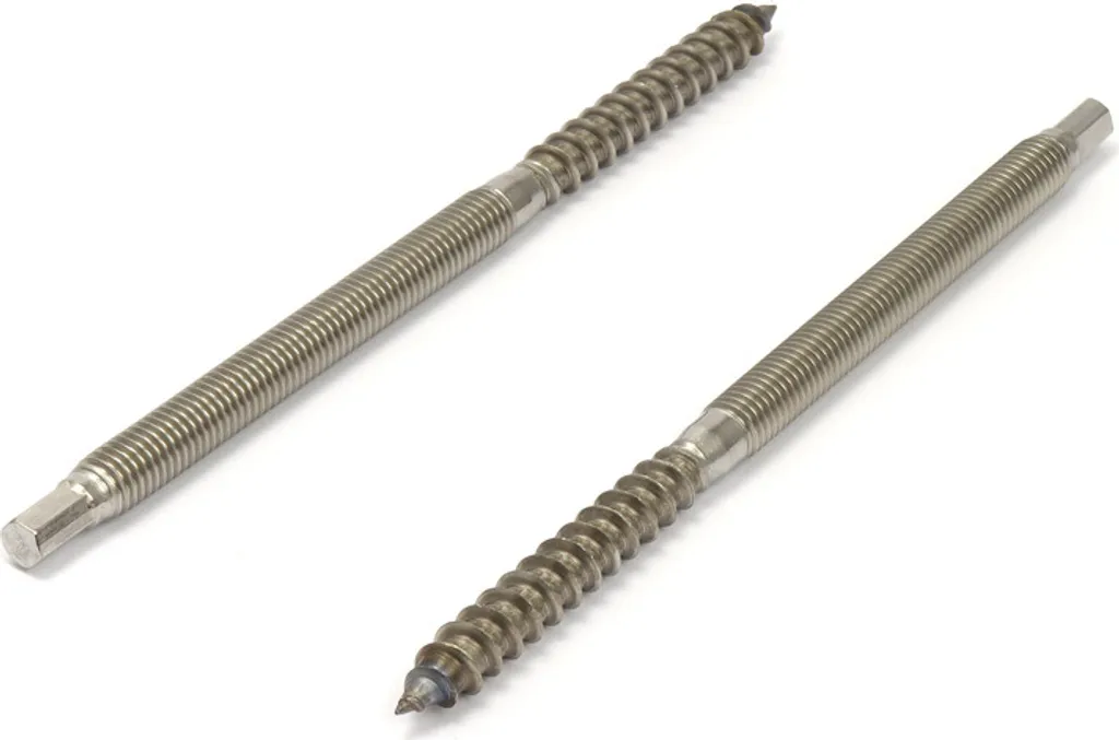 Bullone combinato con 6H all'estremità M10 x 180 in acciaio inox A2 - estremità esagonale SW 7 - confezione da 50 pz