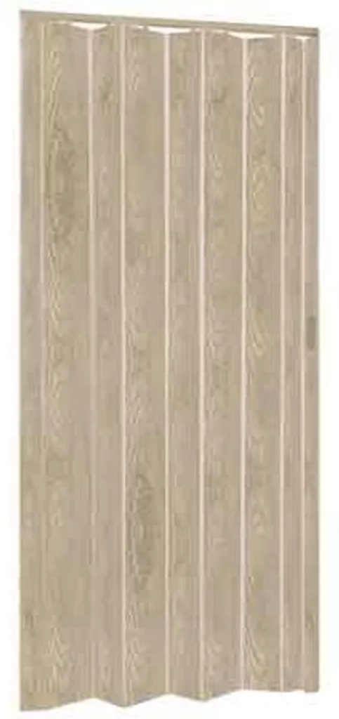 Porte accordéon Noyer 84x215 cm : finies les portes qui gênent le passage