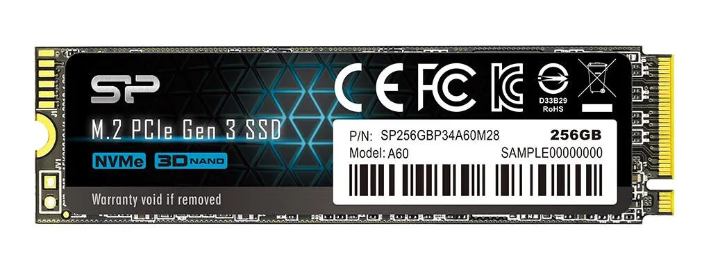 Améliorer PC portable avec SSD 256GB NVMe Silicon Power Ace A60 M.2