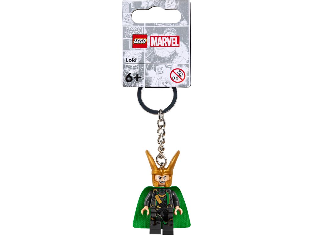 LEGO Přívěsek na klíče – Loki, Sada na stavění, 6 rok/roky, Obrázek produktu 