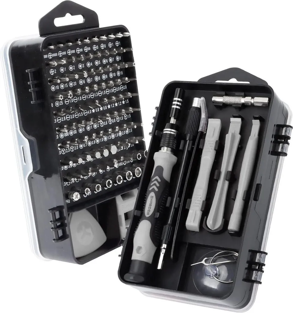 Mini kit d'outils de précision 122 en 1 avec embouts magnétiques Torx