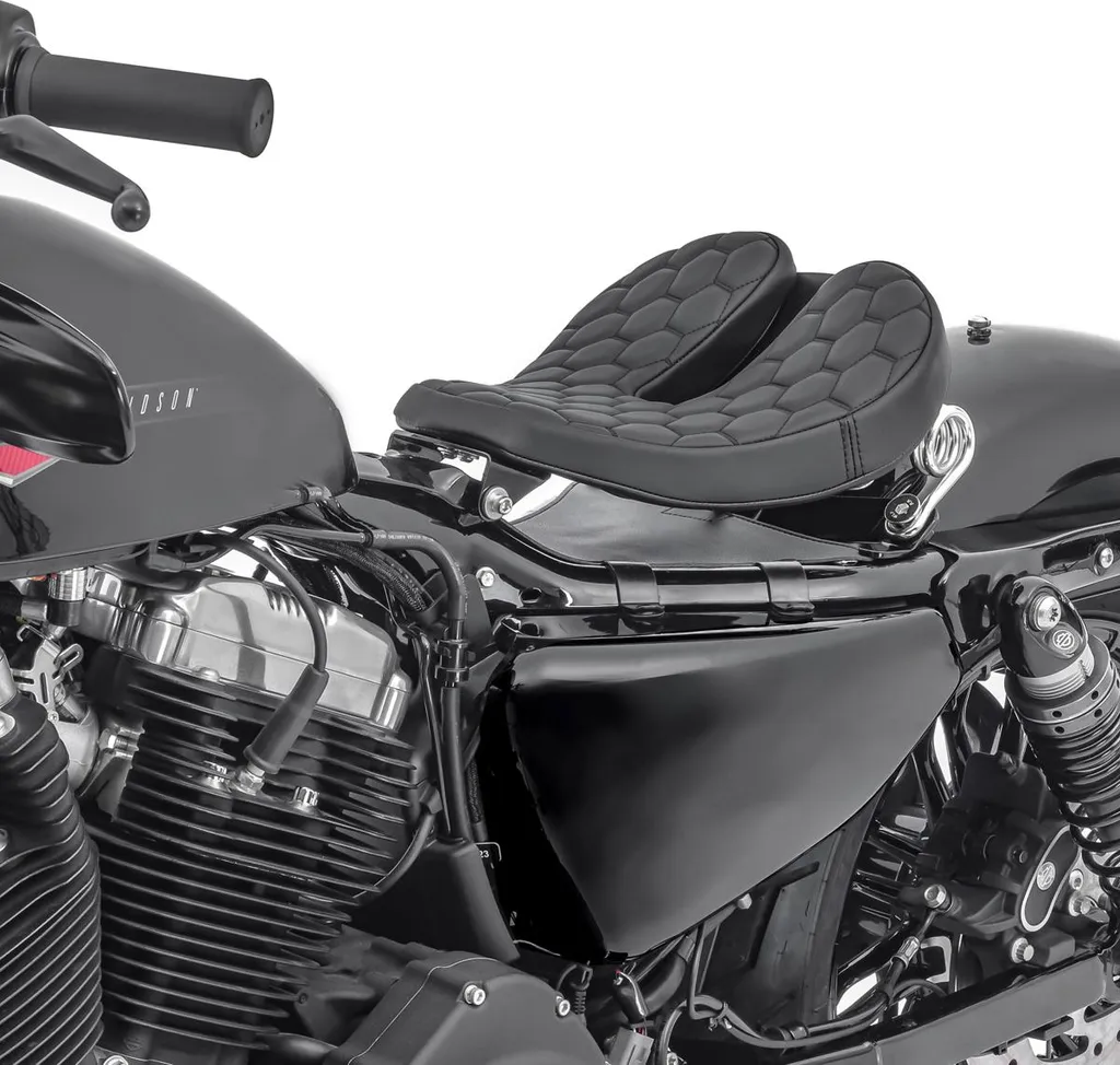 Selle solo confort anti-vibration pour Harley Sportster Forty-Eight 48 - 3