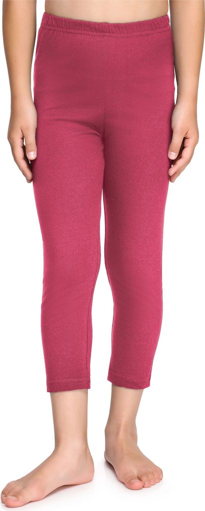 Merry Style Mädchen 3/4 Leggings aus Baumwolle MS10-226 (Rosa, 134 cm)