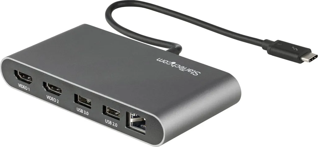 StarTech.com Mini Dock Thunderbolt 3 Dual HDMI 4K 60Hz - Adattatore Pro