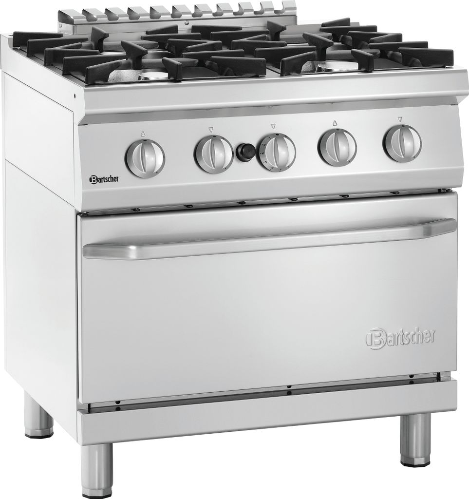 Bartscher Gasherd 70040 GB21 Serie 700, 2/1 GN, 675x700x920 Produktbild 