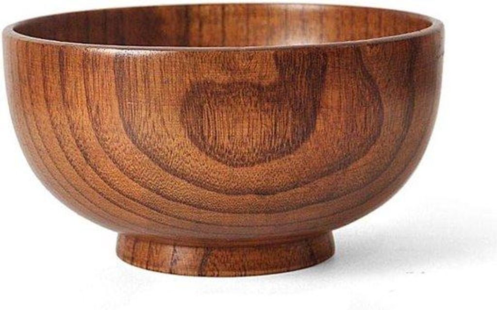 Handgefertigte Holz-Serviceplatte mit Füßen - runde Serviceplatte für Früchte, Salate und mehr - Holzschalen aus Jujube-Holz