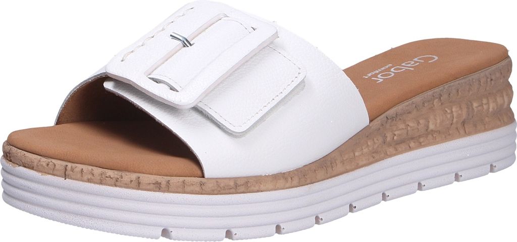 Gabor (0) Keilpantoletten Damen 31393931333235 Weiß 39 EU