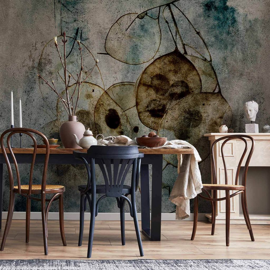 Vlies Fototapete - Nature and Lunaria 400x280 cm Abstrakt b-C-0804-a-a
