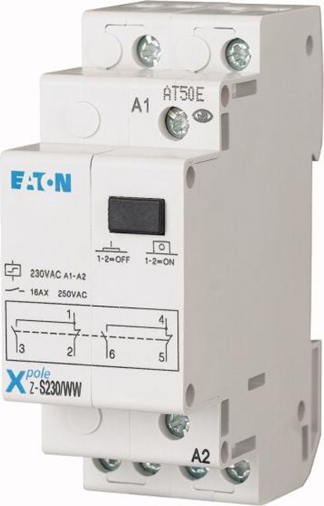 Stromstoßschalter, 230 AC, 2W, 16 A, 50 Hz, 2SU 265312 EATON
