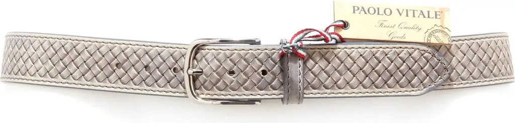 Cintura Business Paolo Vitale 6540S Grigio Azzurro | Accessorio Uomo