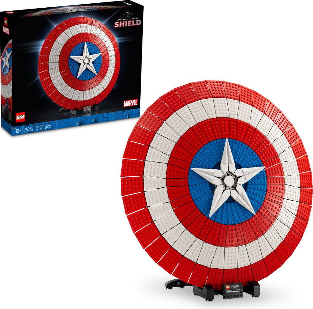 LEGO 76262 Marvel Captain Americas Schild Set, Produktbild 