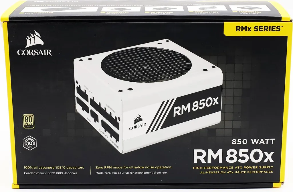 Corsair RMx Series RM850x Alimentation PC 850W 80 Plus Gold Modulaire - 8
