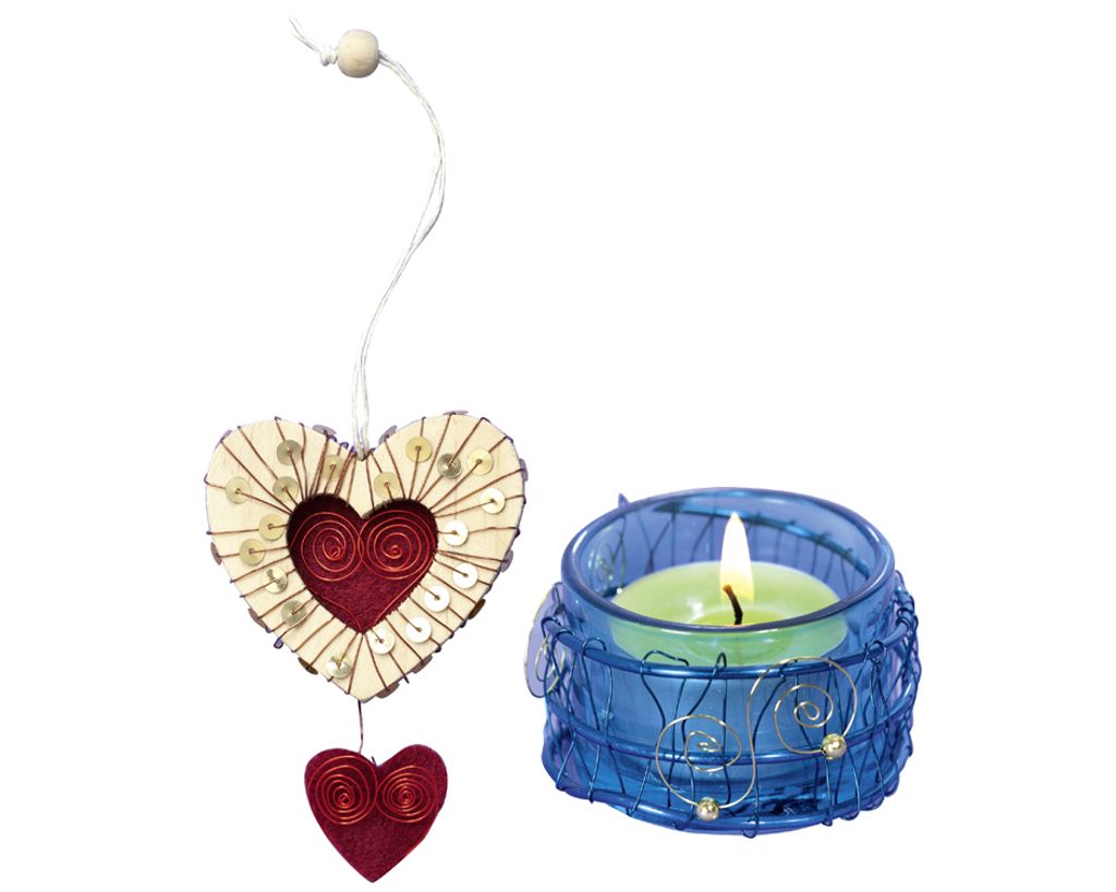 folia Basteldraht-Set 9 Spulen à 2m farbig sortiert