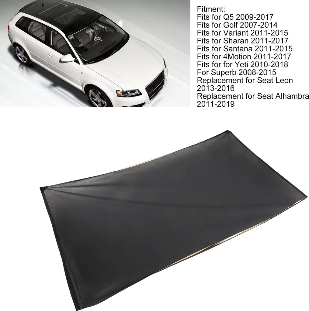 Rideau de toit ouvrant noir 1K9877307 pour Audi Q5 modèles 2009 à 2017