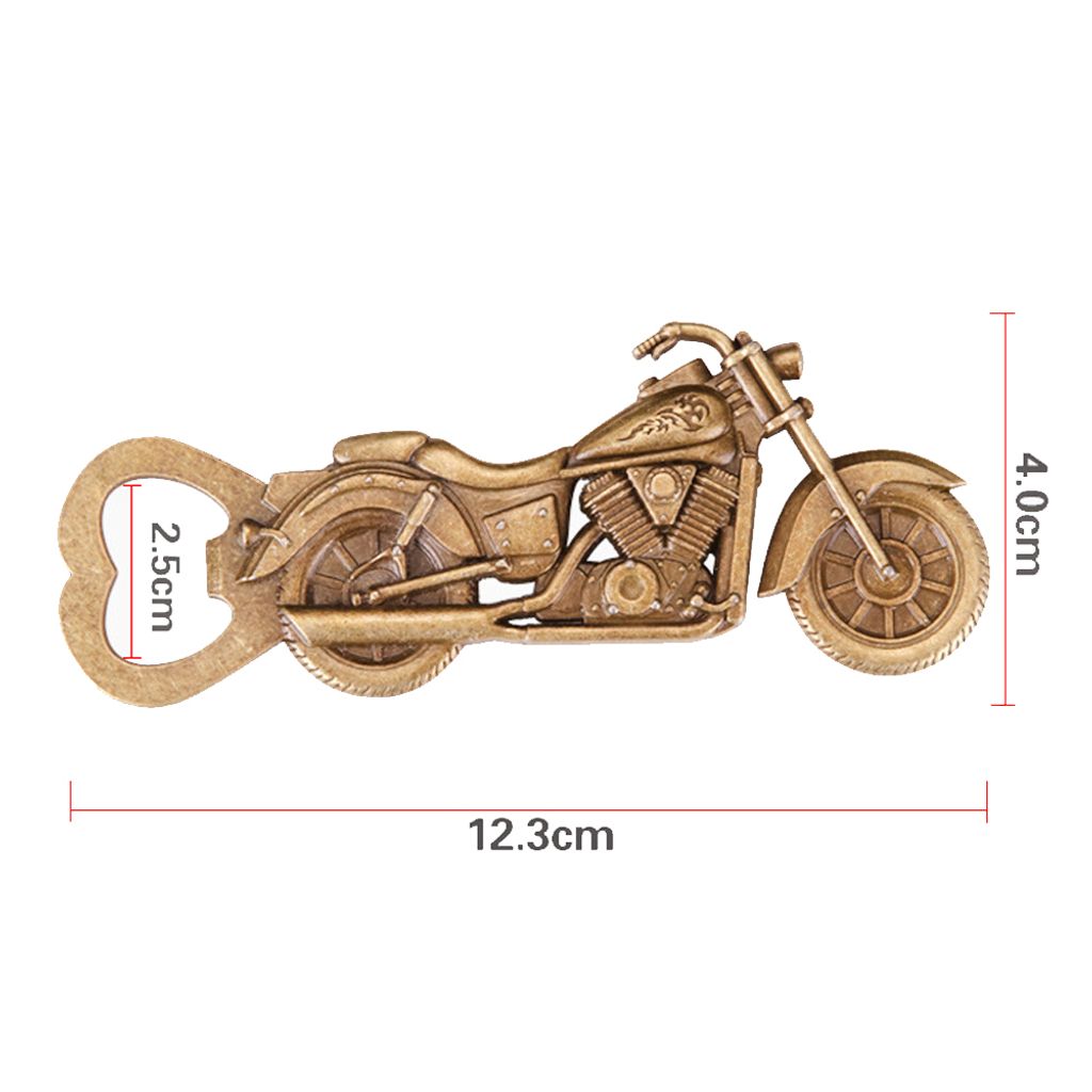 Motorrad-Flaschenöffner Vintage – Aus Metall, Perfekt Für Partys & Geschenke