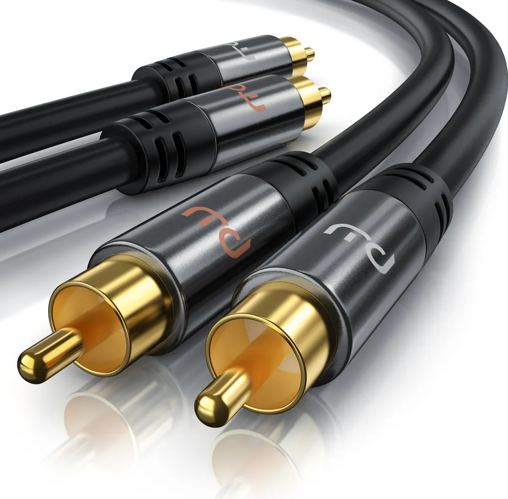 Cavo RCA 1m Primewire Multischermato | Audio Stereo HiFi Senza Perdite