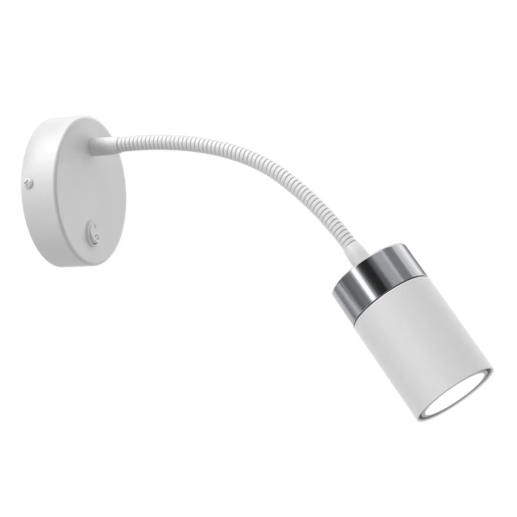 Applique LED Milagro JOKER MLP8533 blanc et chrome pour intérieur chic