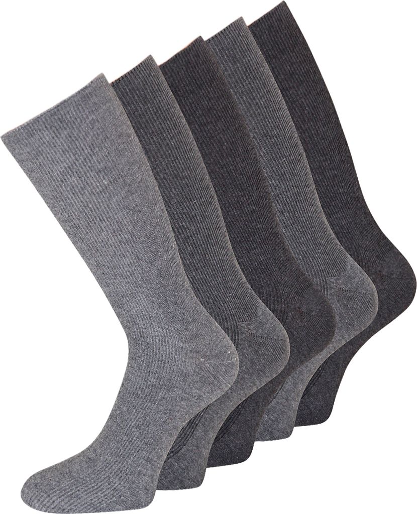 KB Socken Anzugsocken Grautöne ohne Gummi 10 Paar - 43-46 Produktbild 