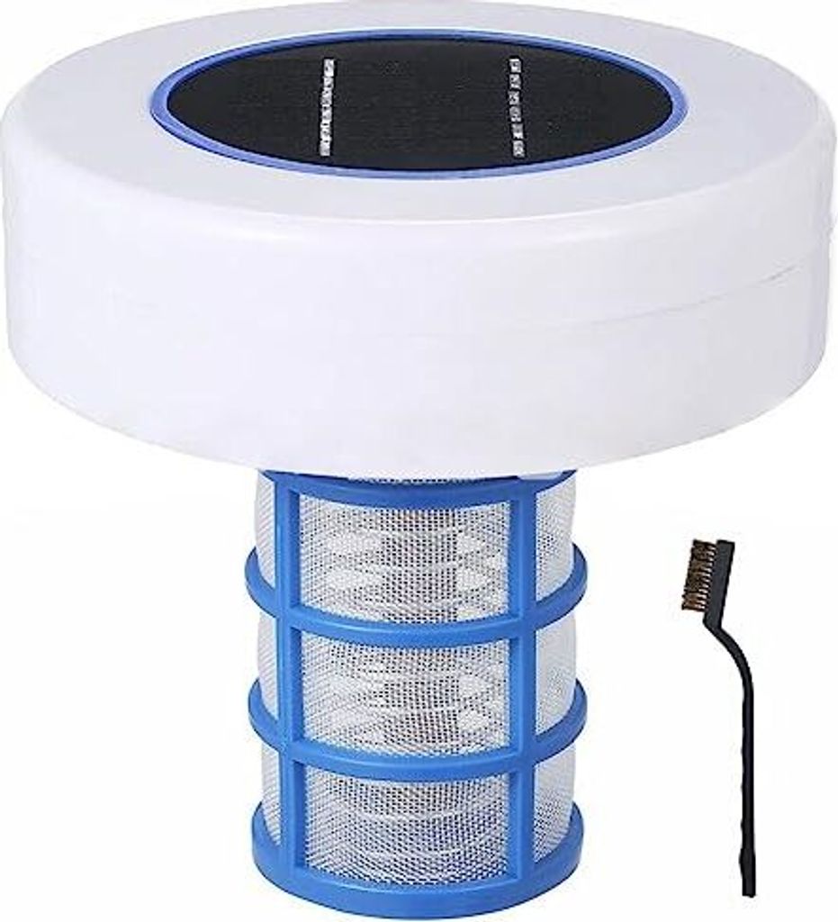 Qutbag Solar Pool Ioniser, Kupfer Silber Ion Schwimmreiniger, Wasserkonditionierer, Klärer, angetriebener Ioniserreiniger Spa Fountain klein 16 x cm