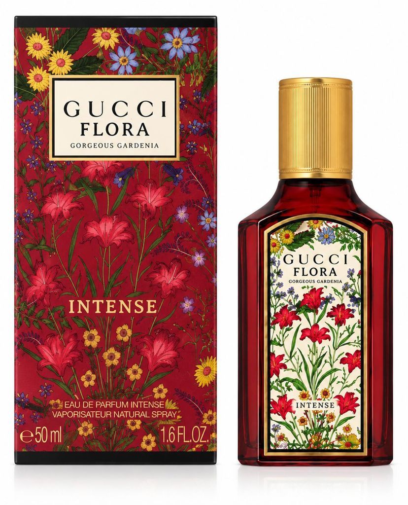 Gucci Flora Gorgeous Gardenia, Frauen, 50 ml, Nicht nachfüllbare Flasche, Flüssiges Parfüm, Mandarine, Gardenia, Hedione