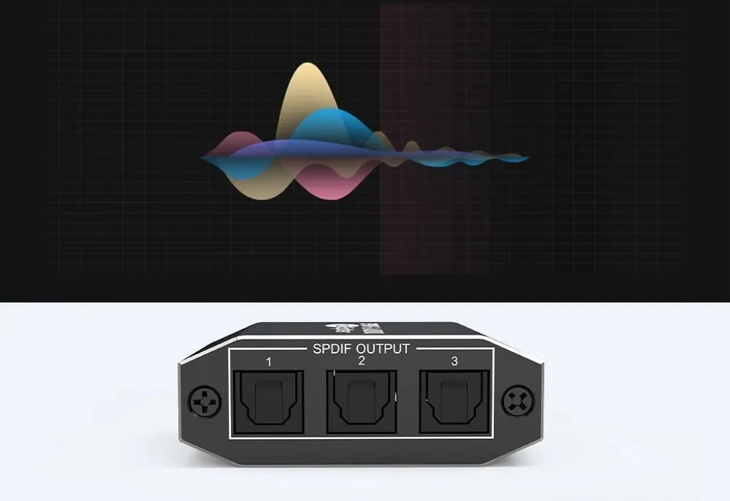 Splitter TOSLINK 1 vers 3 : Résolvez le Manque de Sorties Audio Optiques - 5