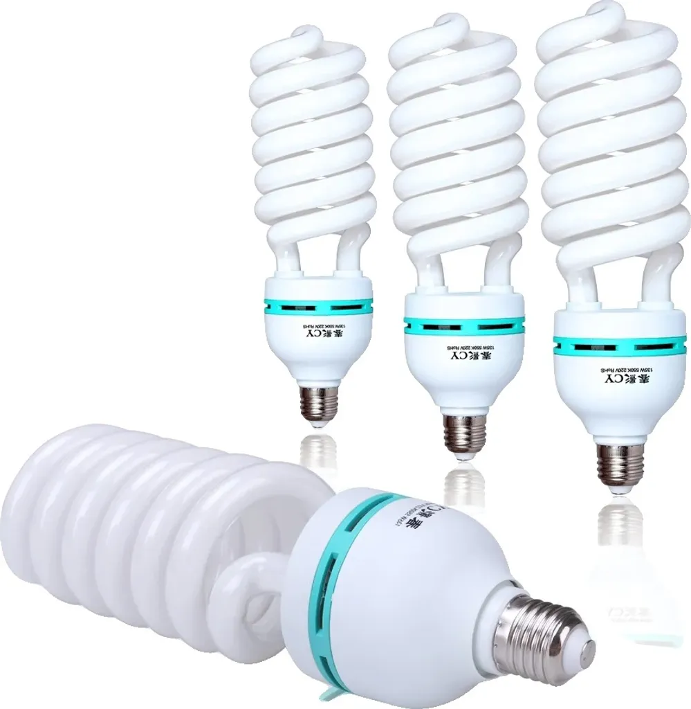 Kit 4 Lampadine LED 5500K Fotografia: Illuminazione Studio E27 Pro