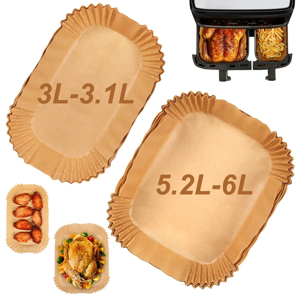 Accessoires Airfryer pour cuisiner sans nettoyage 100 feuilles papier