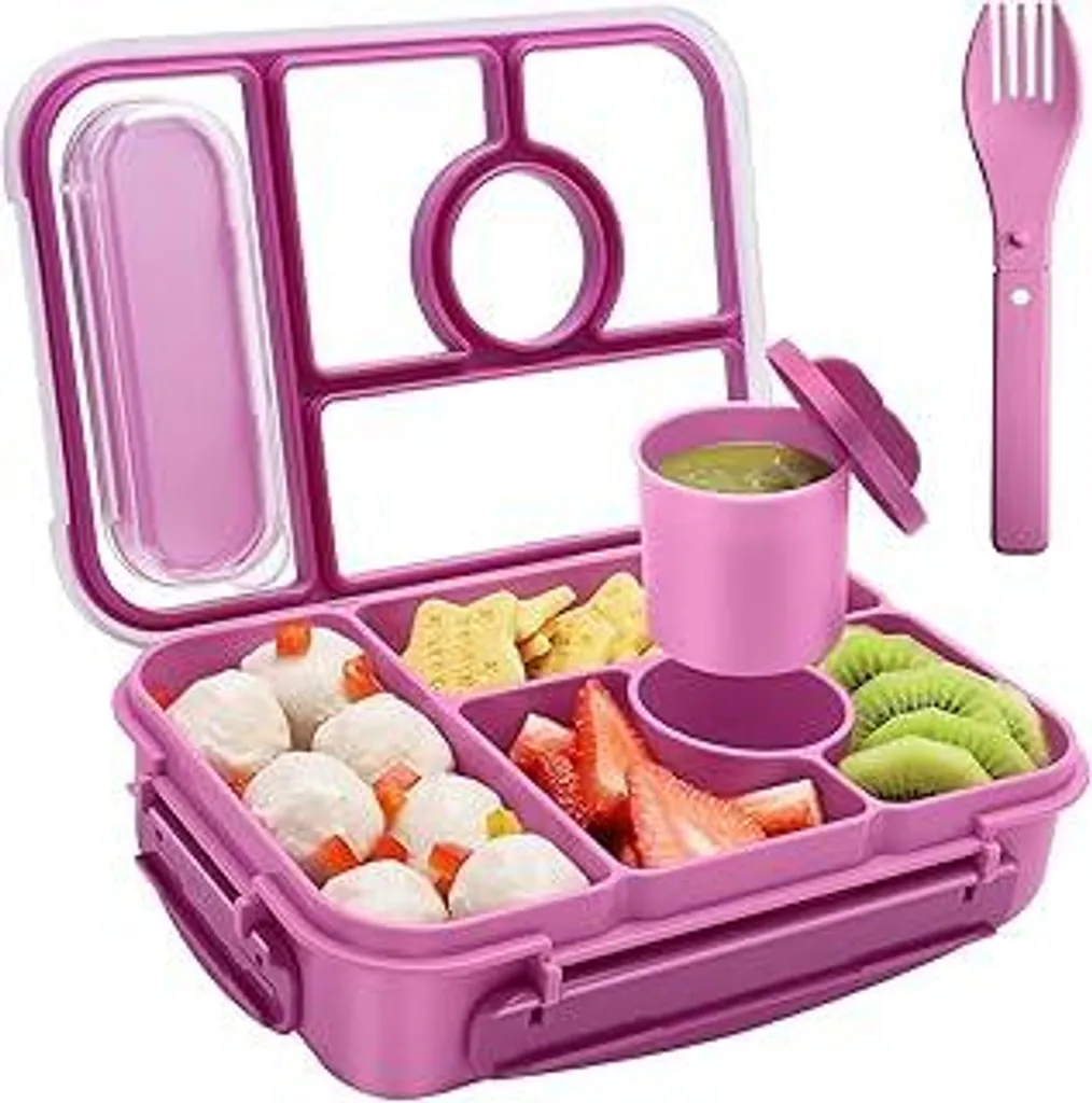 Confezione da 4 Contenitori per Pranzo Bento, Contenitori per