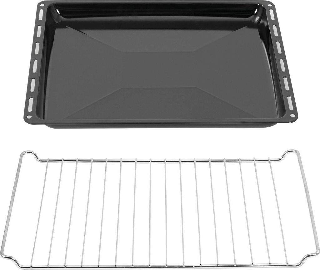 ICQN 42.2 x 37 cm Backbleche & -Gitter Set, 3 cm Tief Produktbild 