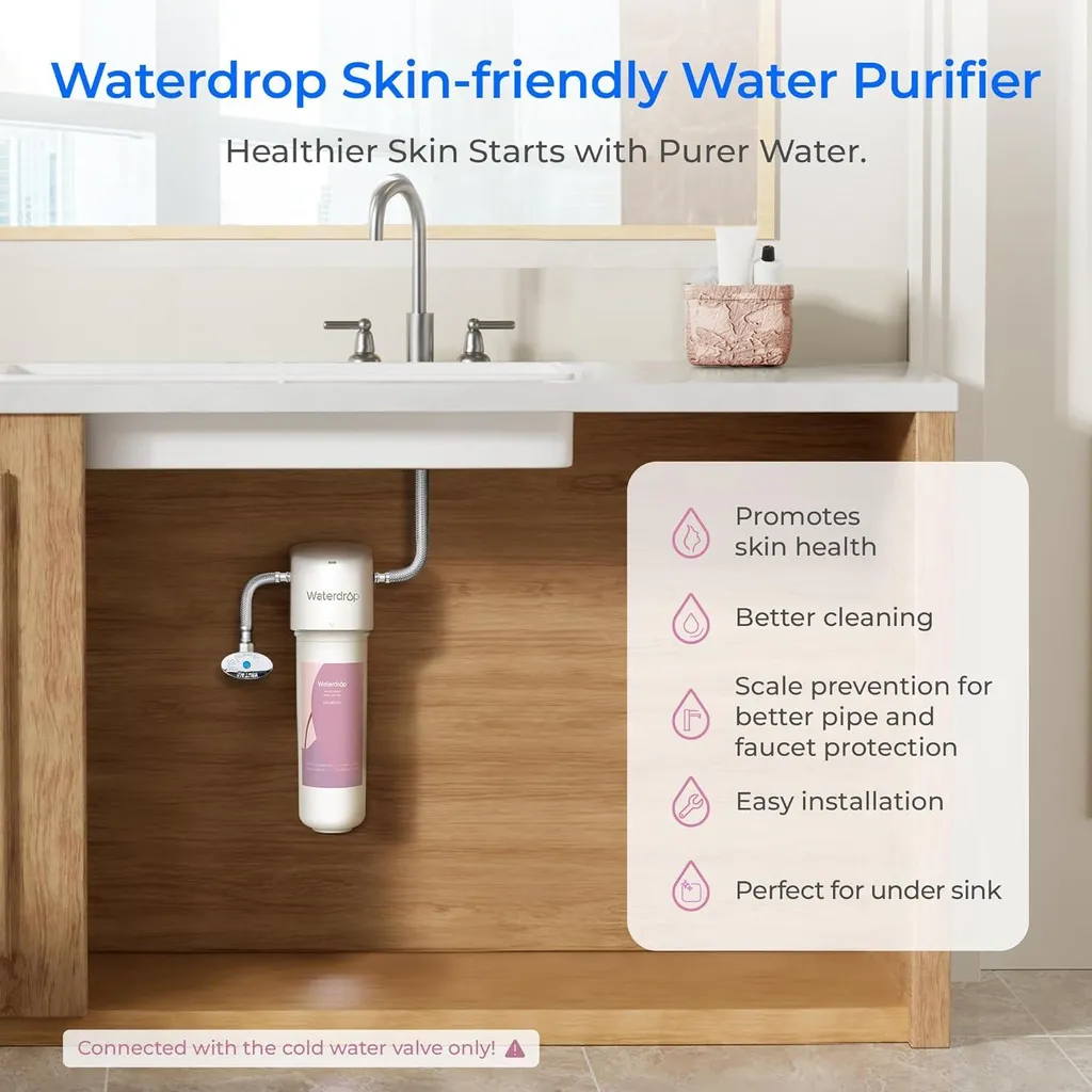 Filtre à eau de rinçage visage WD-BFU2 pour limiter les rougeurs - 2
