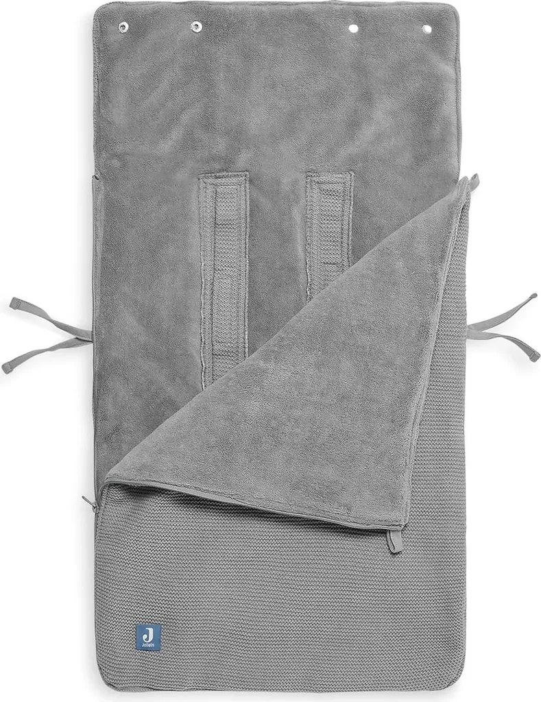 Sac de couchage bébé Jollein Basic Knit Gris pierre - Maille ultra douce - 9