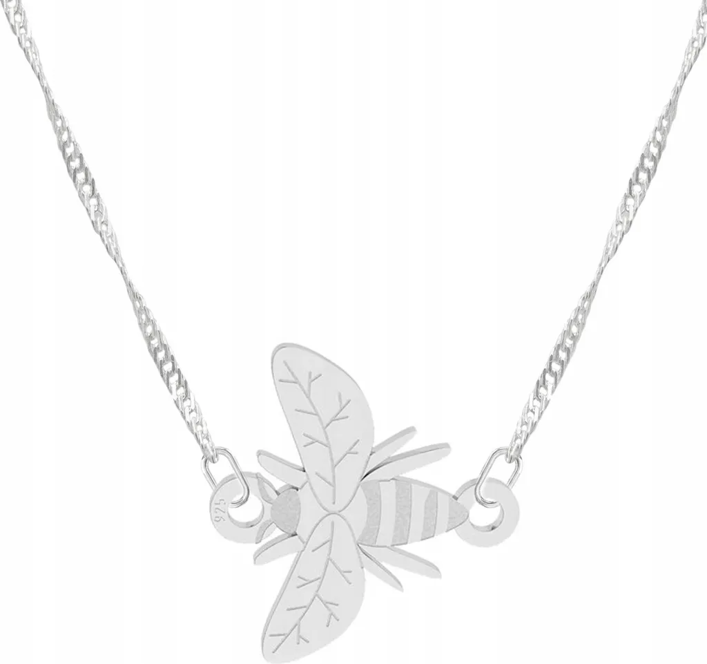 Collana Ape Argento 925 - Gioiello Artigianale Insetto per Donna