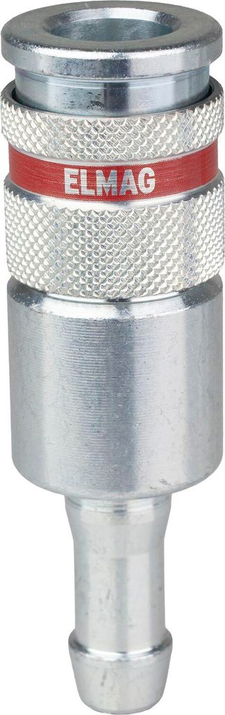 ELMAG Stahlkupplung JWL Serie 520, DN 7,8, mit Schlauchtülle 8 mm