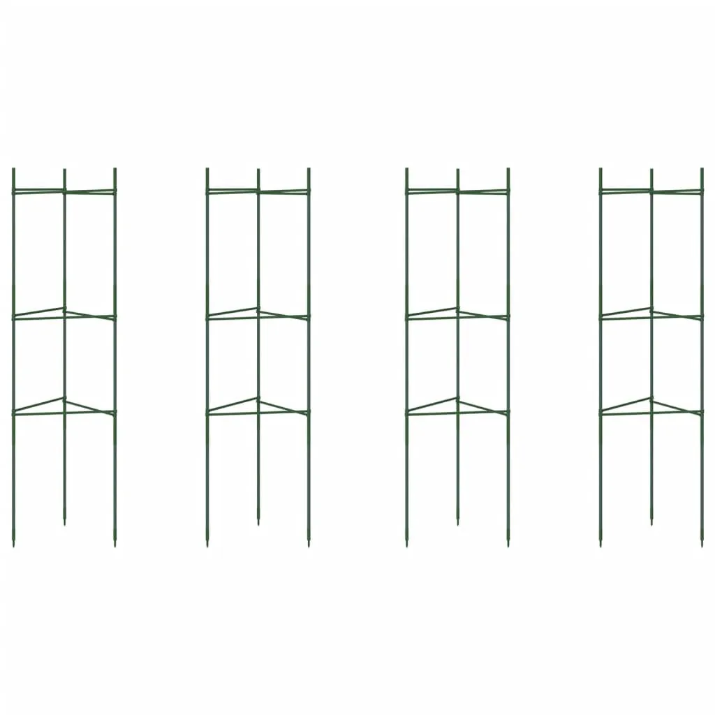Cages à tomates 4 pcs 116 cm - Empêche l'affaissement des plants