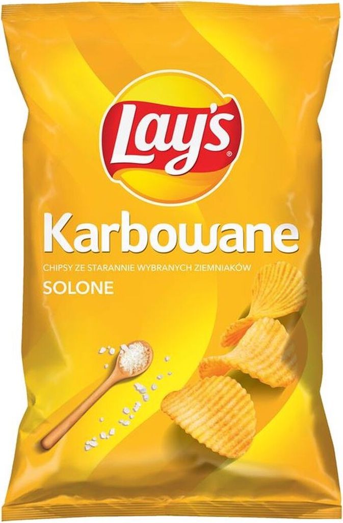 Lay's Max Chipsy Ziemniaczane Karbowane Solone 120 G Zdjęcie produktu 