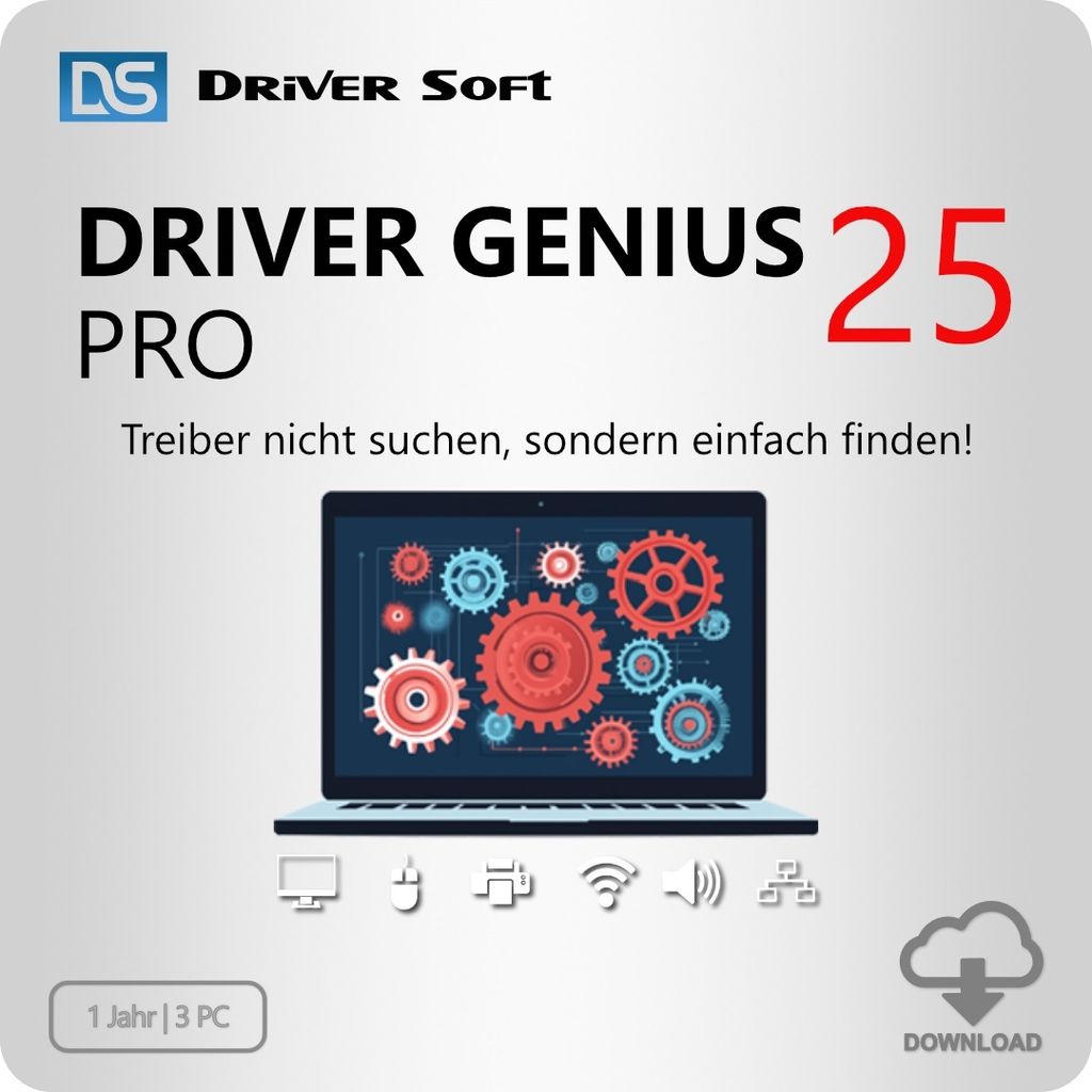 Driver Genius 25 PRO / 3-Geräte / 1-Jahr / Lizenz per Produktbild 