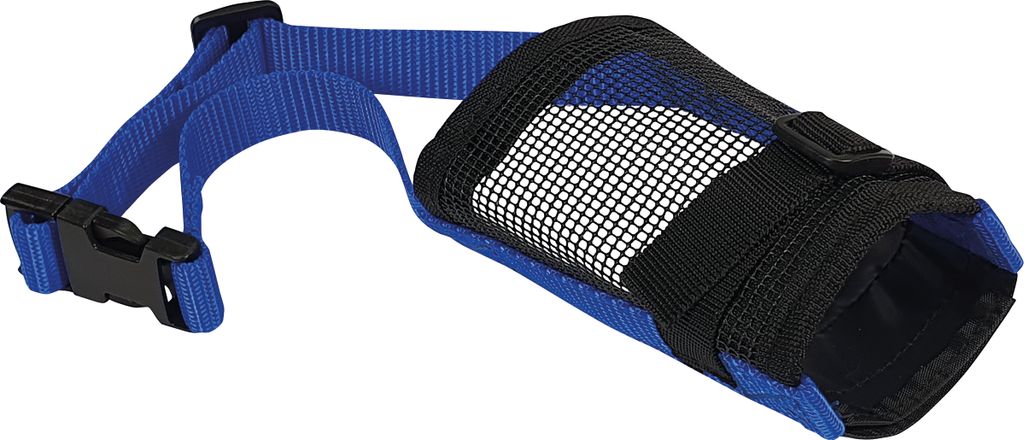 Nobby Maulkorb verstellbar blau, Größe: 3 / Schnauzenumfang: ca. 20-27 cm