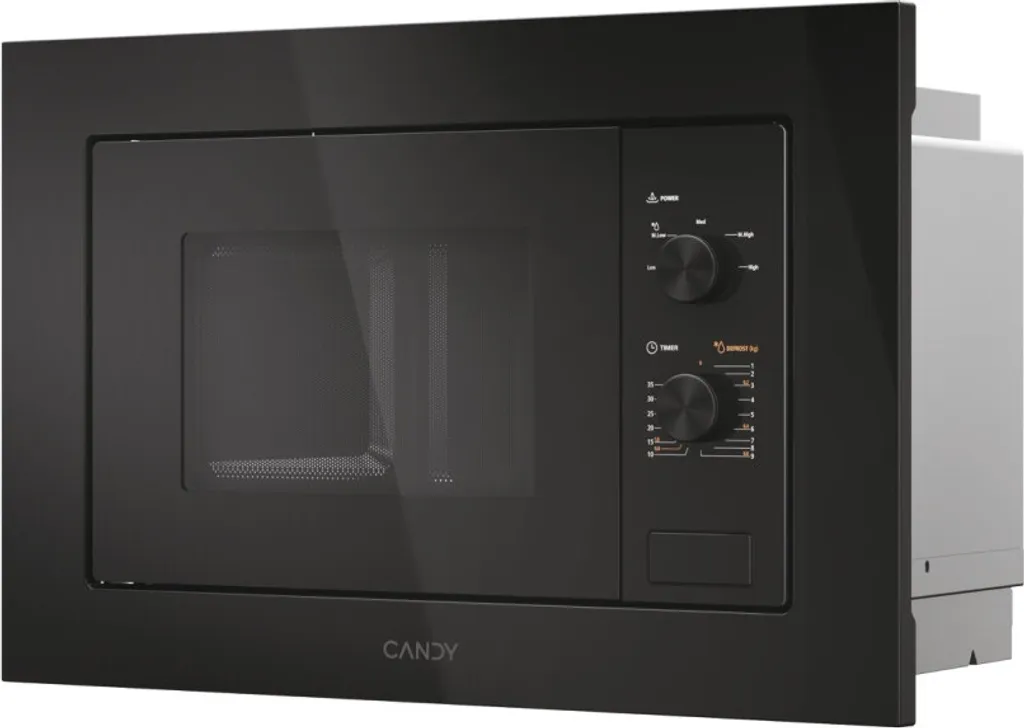 Micro-ondes Encastrable Candy Noir : Gain de place et Cuisson Rapide