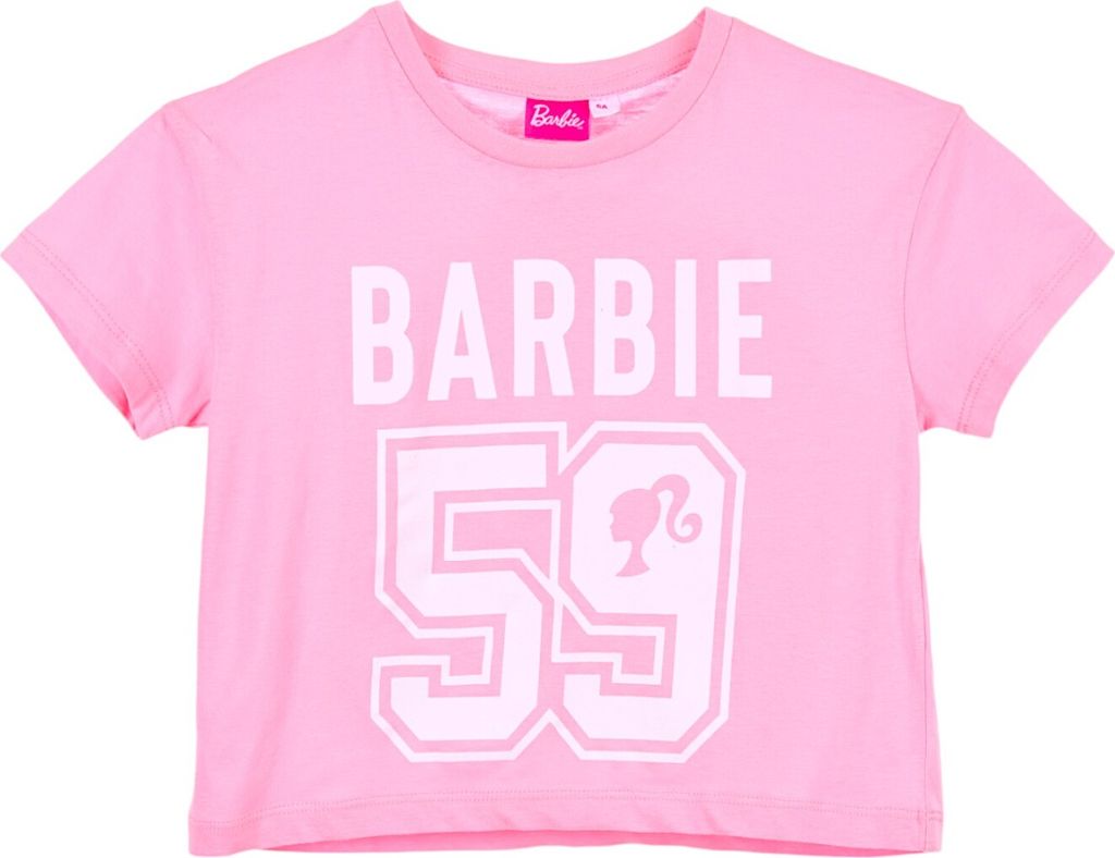 T-Shirt Barbie Crop Top Rosa 140 cm