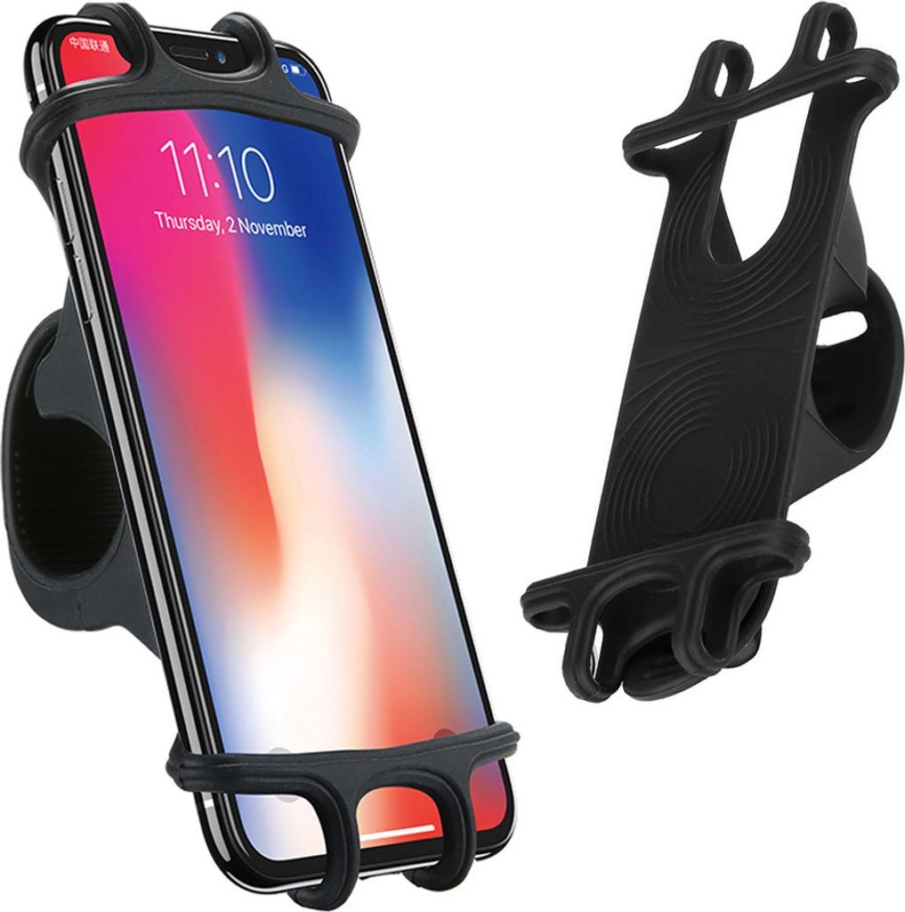 Verk 14407 Supporto per telefono da bicicletta in silicone Immagine del prodotto 