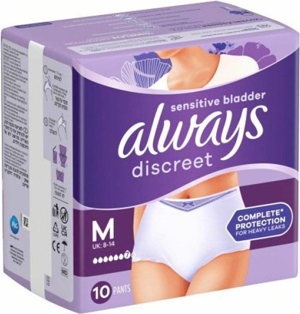 Always discreet Pants Incontinence plus M 10 pces Image du produit 