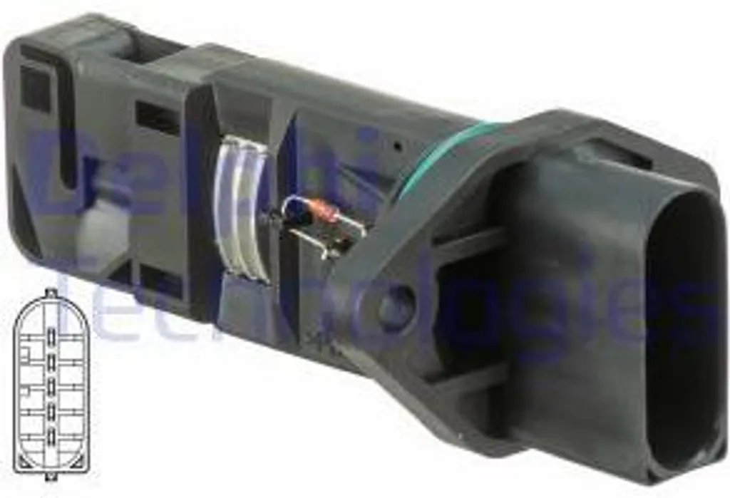 Débitmètre de Masse d'Air Delphi AF10467-12B1 OE 5101204AA pour Vito