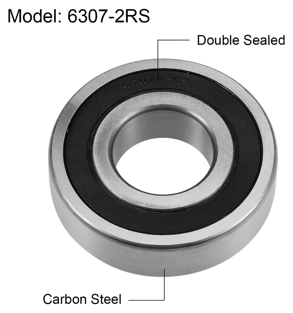 Remplacez vos roulements usés avec ce kit 6307-2RS robuste 35x80x21 mm
