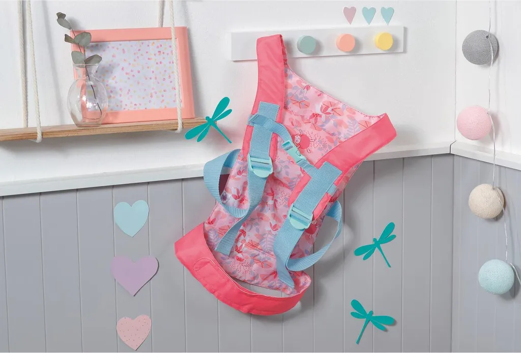 Porte-bébé Bébé Annabell Active Tragesitz : Confort et Design Rose