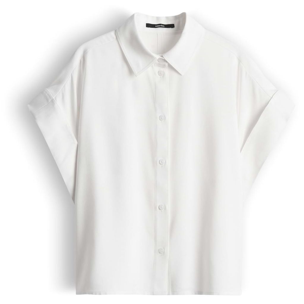 someday. Bluse Zelya mit Hemdblusenkragen, Knopfleiste, Produktbild 