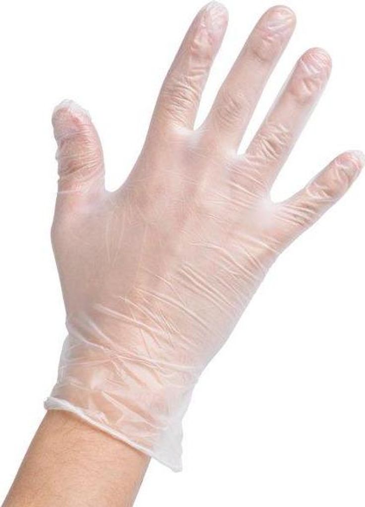 Vinylhandschuhe Puderfrei L 100Ps