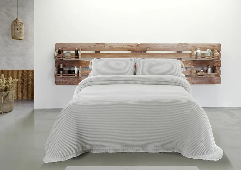 Couette de Lit Blanche 1 Personne MARBELLA - Literie de Haute Qualité