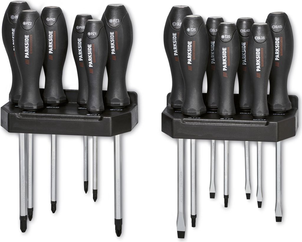 Zestaw wkrętaków płaskich PARKSIDE PERFORMANCE®, Zdjęcie produktu 