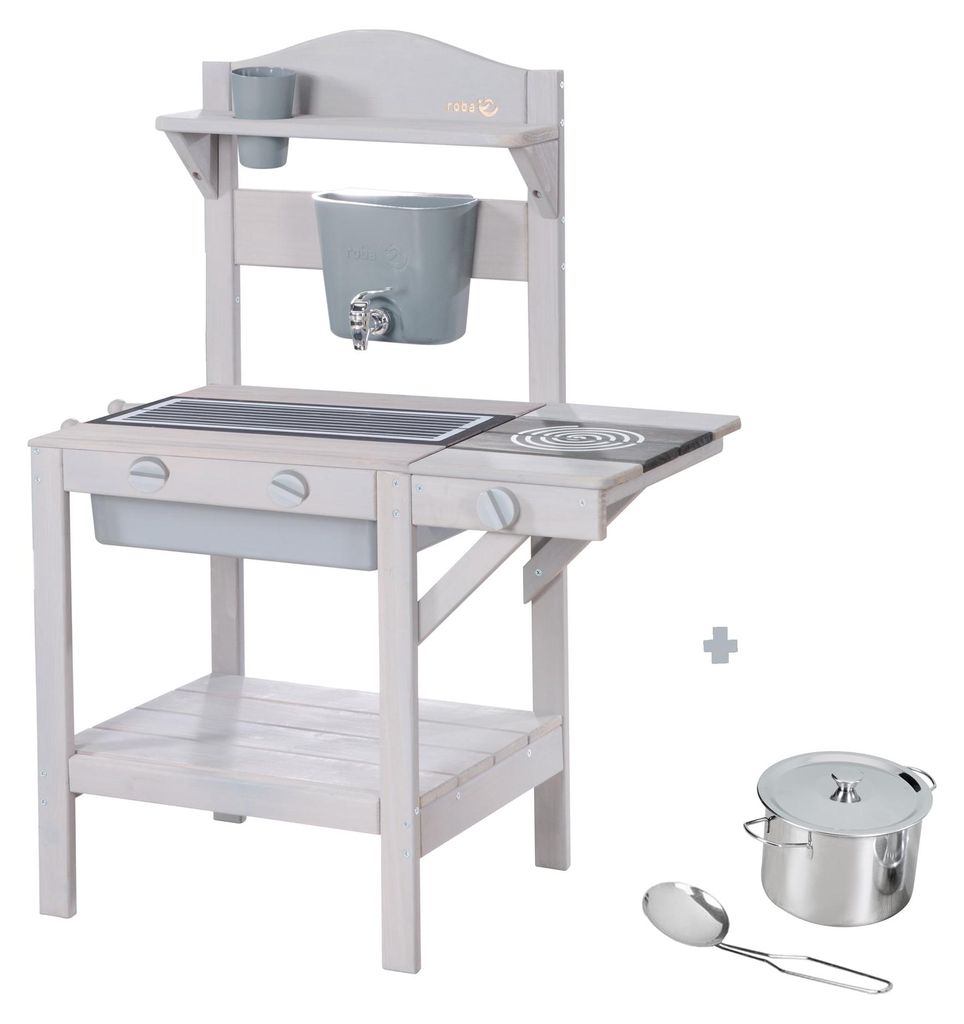 roba Matschküche für Kinder inkl. Zubehör - Kleine Outdoor Produktbild 
