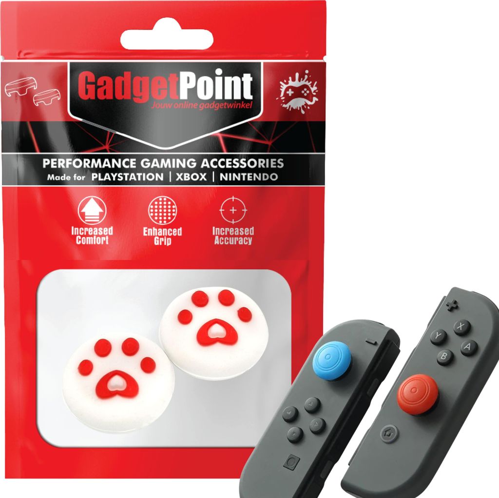 Thumbgrips - Thumb Grips voor Nintendo Switch Joy-Con Controllers - Gaming Thumbgrips - Performance Anti-Slip Thumbsticks - Bescherming Accessoires...